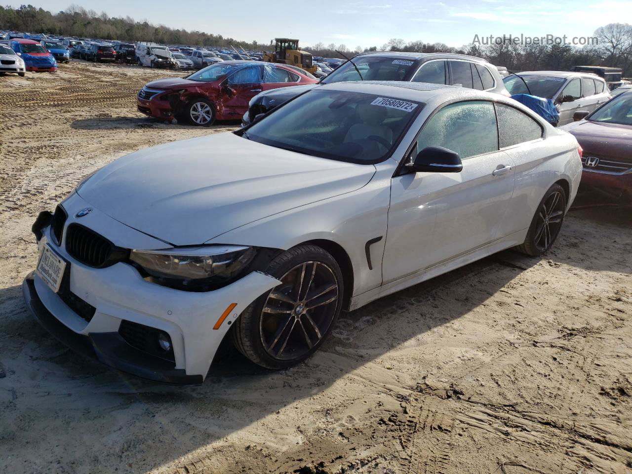 2020 Bmw 440xi  White vin: WBA4W9C09LAG90068