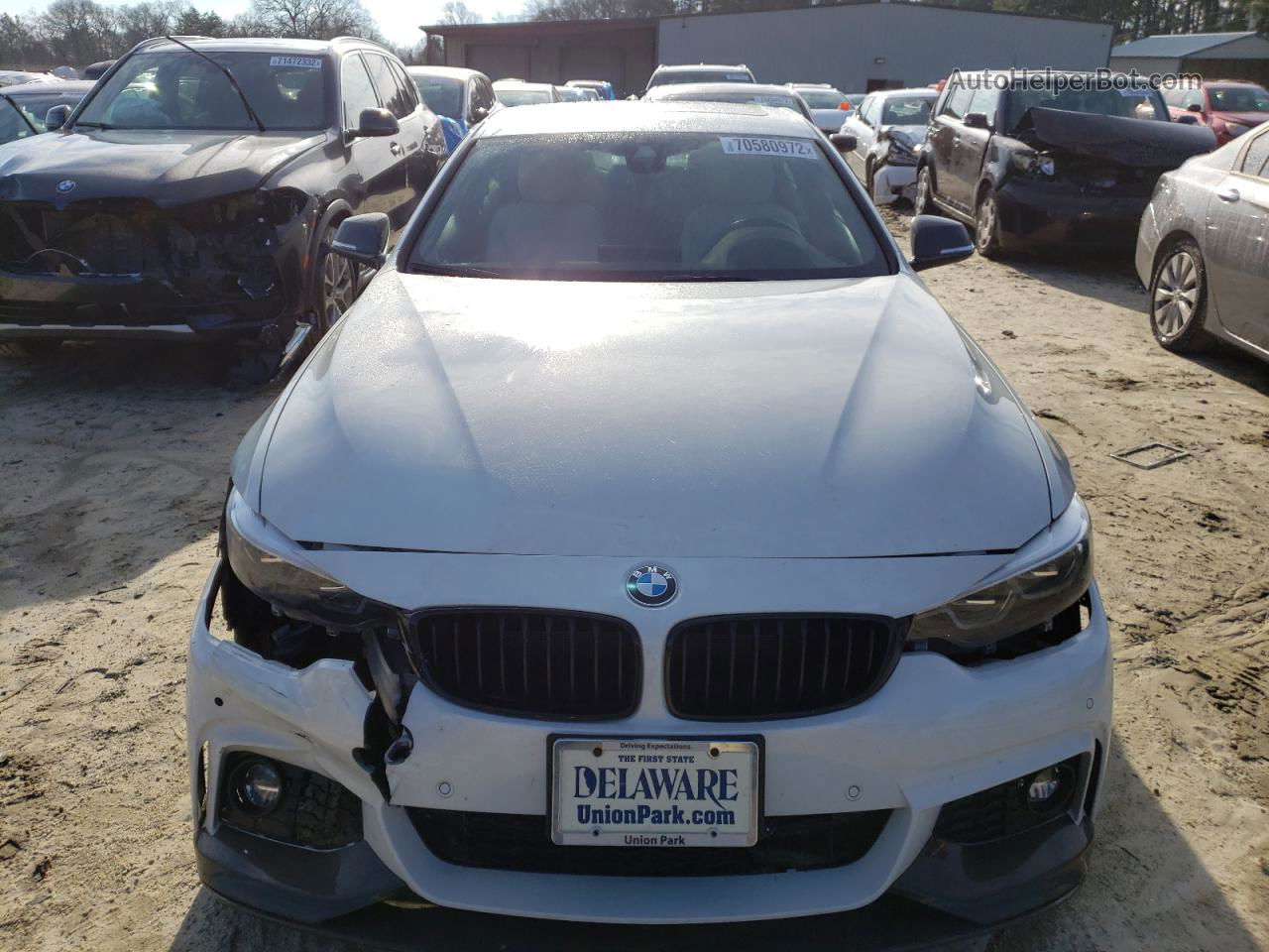 2020 Bmw 440xi  White vin: WBA4W9C09LAG90068