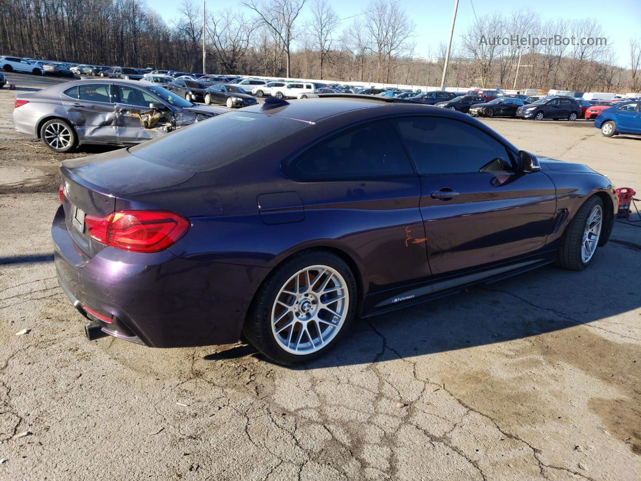 2018 Bmw 440xi  Purple vin: WBA4W9C50JAB95220