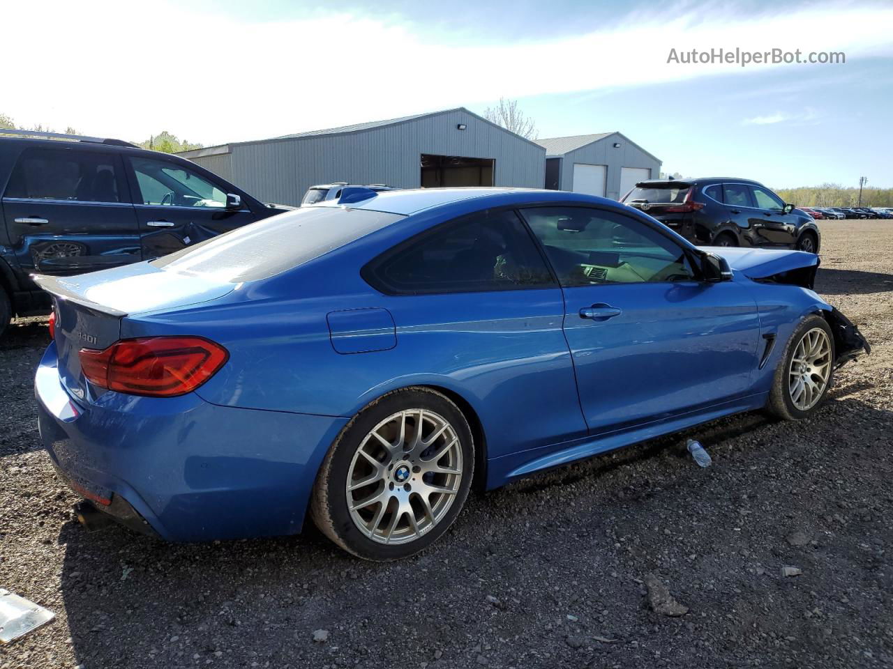 2018 Bmw 440xi  Blue vin: WBA4W9C53JAB95003