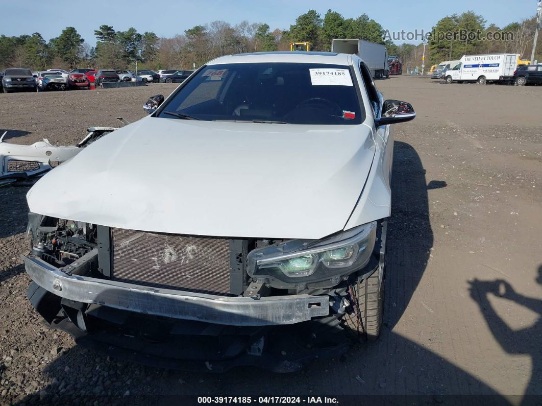 2018 Bmw 440i Xdrive White vin: WBA4W9C54JAB94961