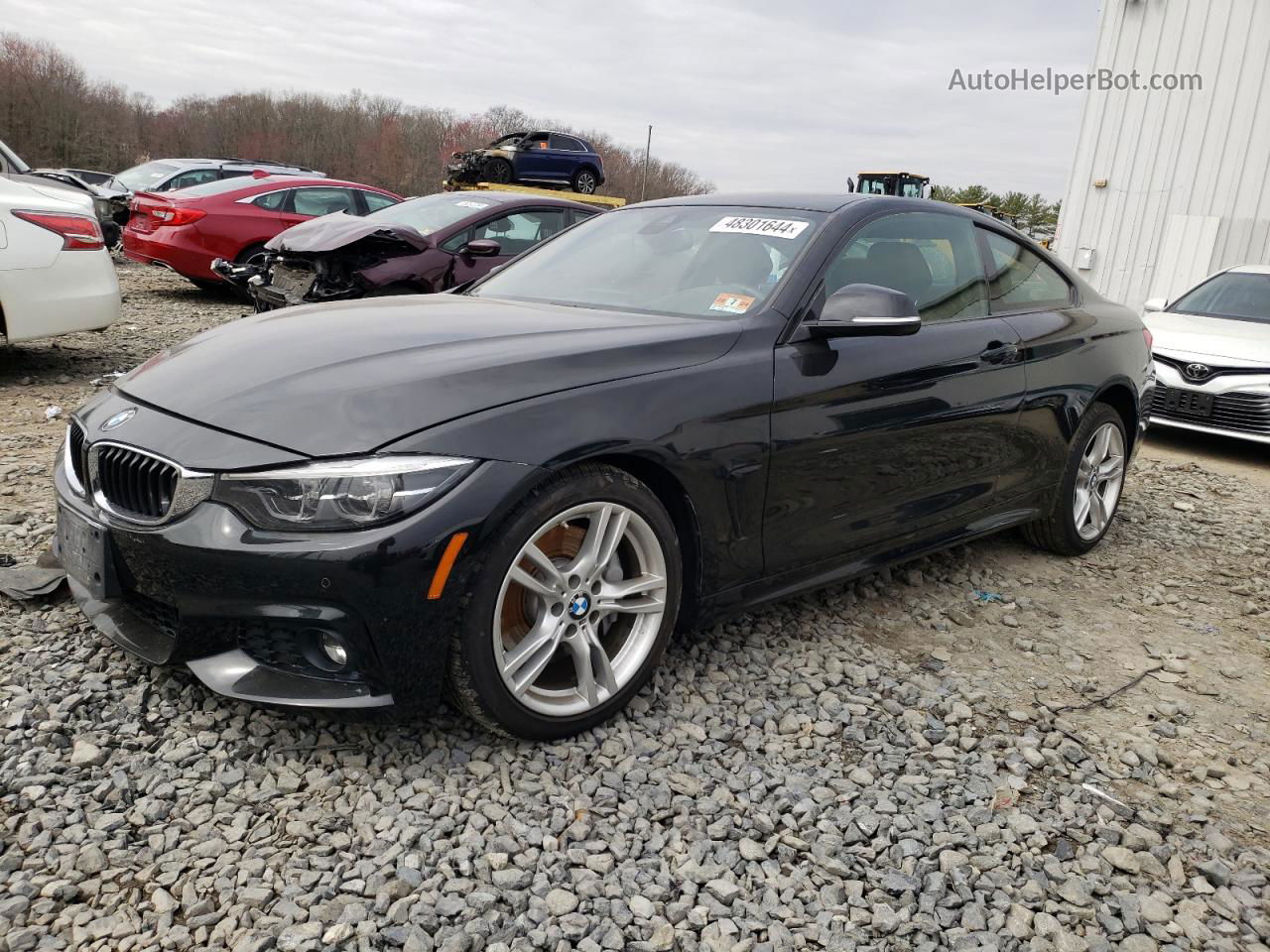 2018 Bmw 440xi  Черный vin: WBA4W9C55JAB95228