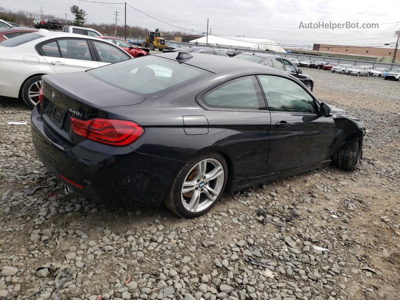 2018 Bmw 440xi  Черный vin: WBA4W9C55JAB95228