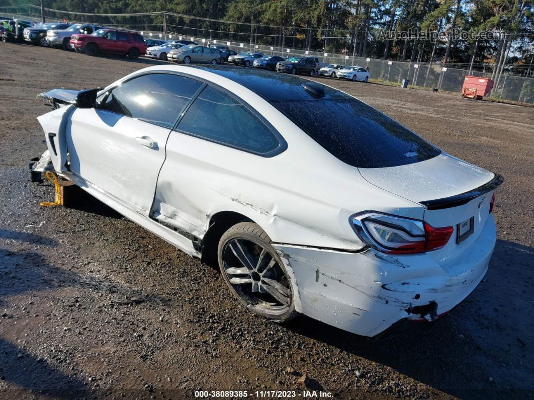 2018 Bmw 440i Xdrive White vin: WBA4W9C59JAC09163