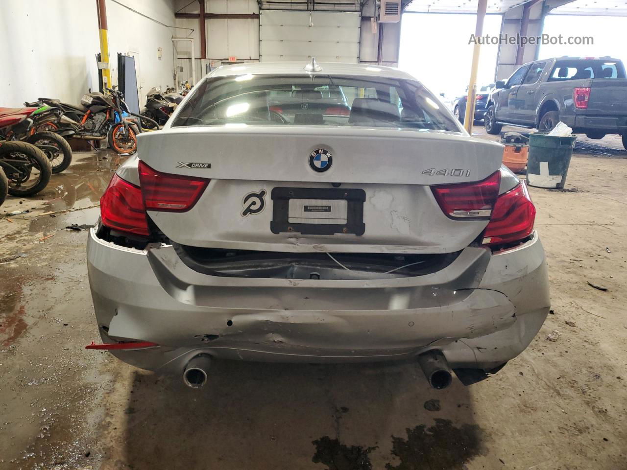 2018 Bmw 440xi  Silver vin: WBA4W9C5XJAB93944