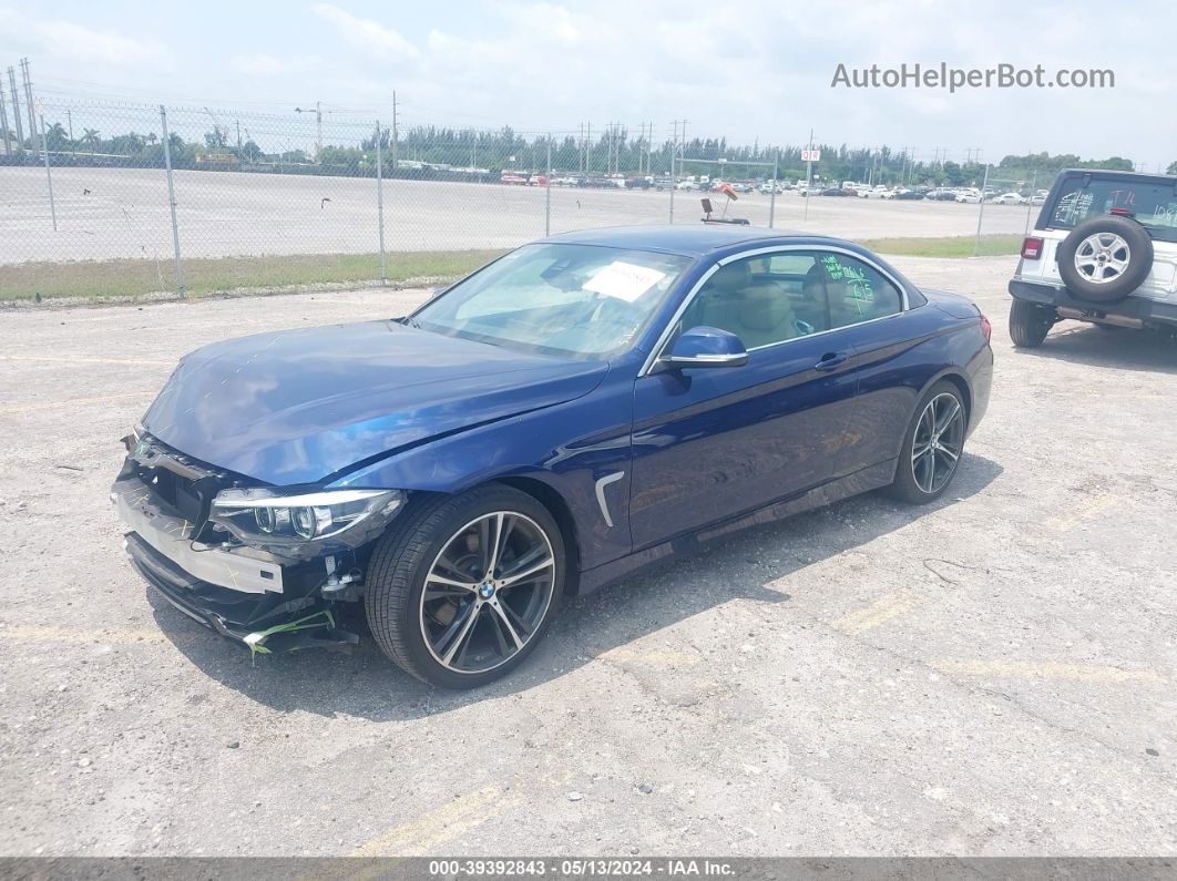 2020 Bmw 430i   Синий vin: WBA4Z1C05L5N22703