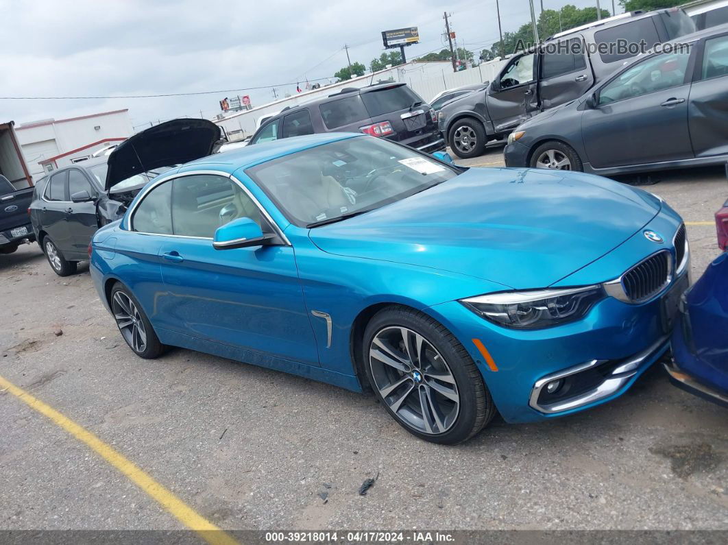 2020 Bmw 430i   Turquoise vin: WBA4Z1C06L5R87829