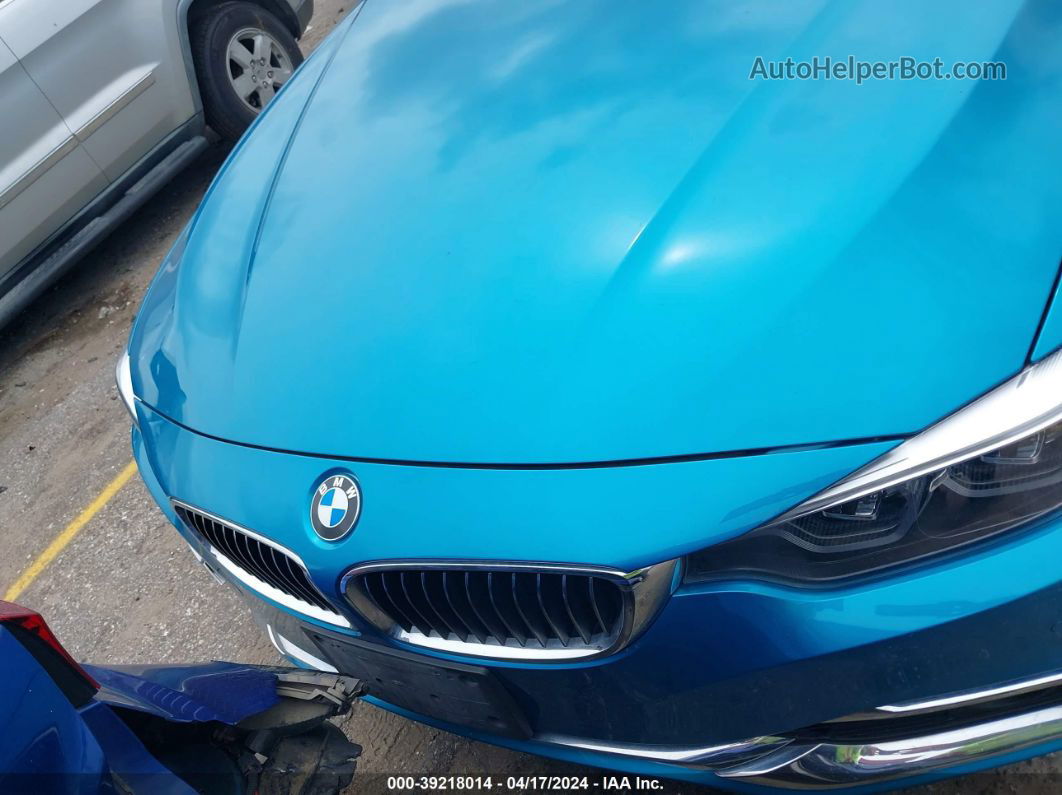 2020 Bmw 430i   Turquoise vin: WBA4Z1C06L5R87829