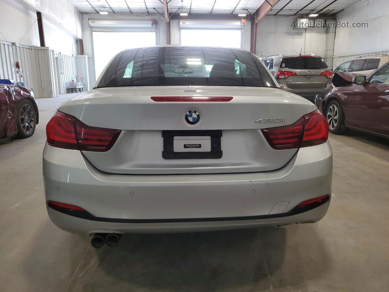 2020 Bmw 430i  Silver vin: WBA4Z1C07L5N82935