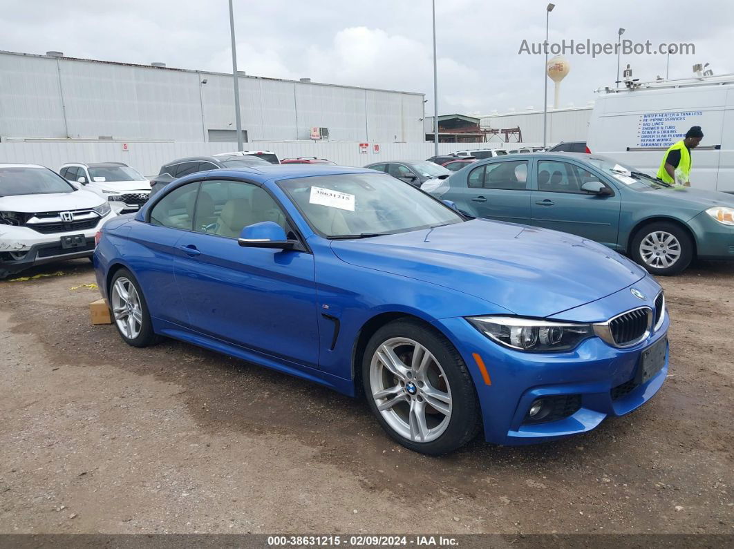 2018 Bmw 430i   Blue vin: WBA4Z1C50JEC60813