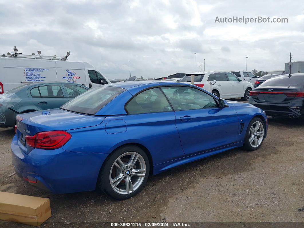 2018 Bmw 430i   Blue vin: WBA4Z1C50JEC60813