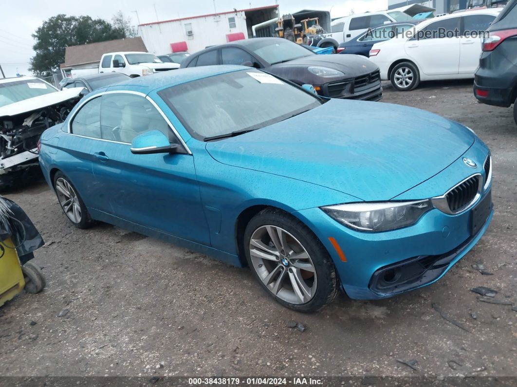 2018 Bmw 430i   Blue vin: WBA4Z1C50JEC73013