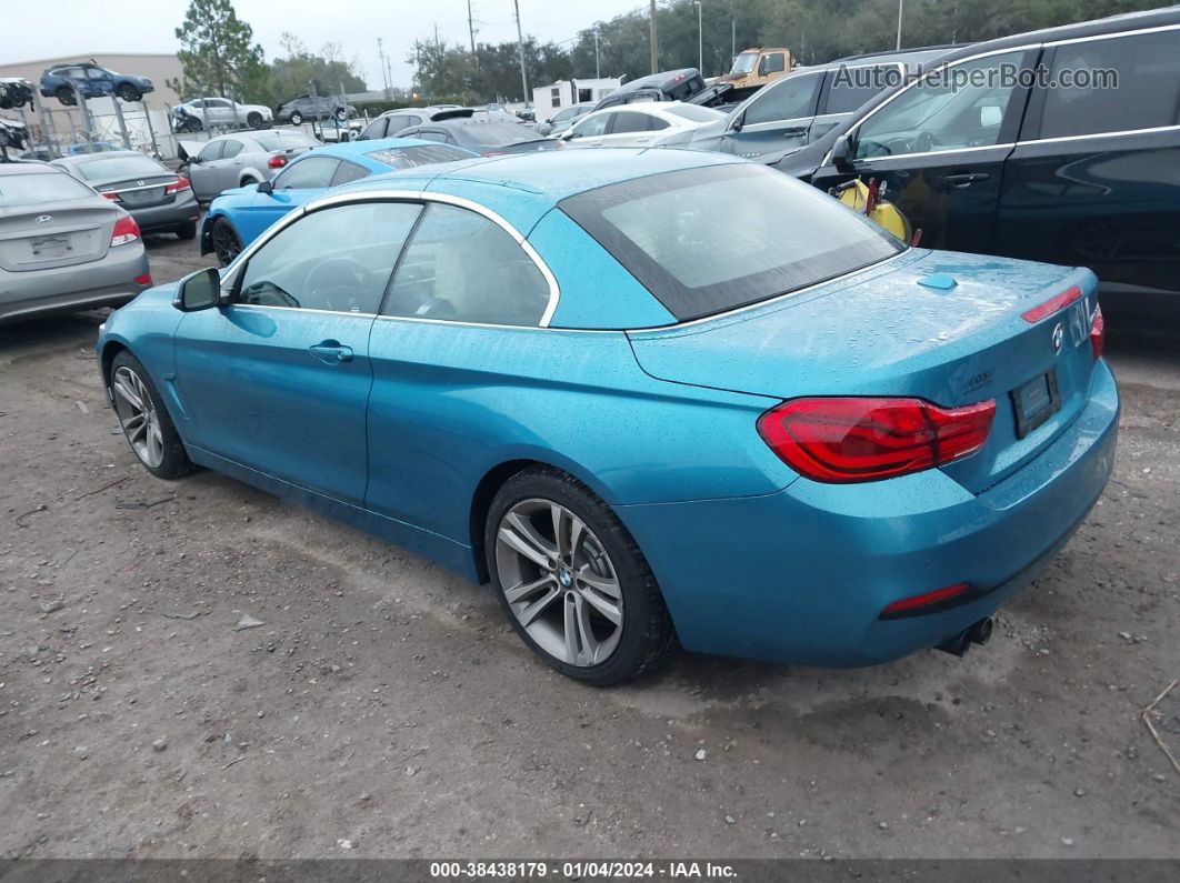 2018 Bmw 430i   Blue vin: WBA4Z1C50JEC73013