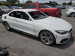 2018 Bmw 430i  White vin: WBA4Z1C51JEC59945