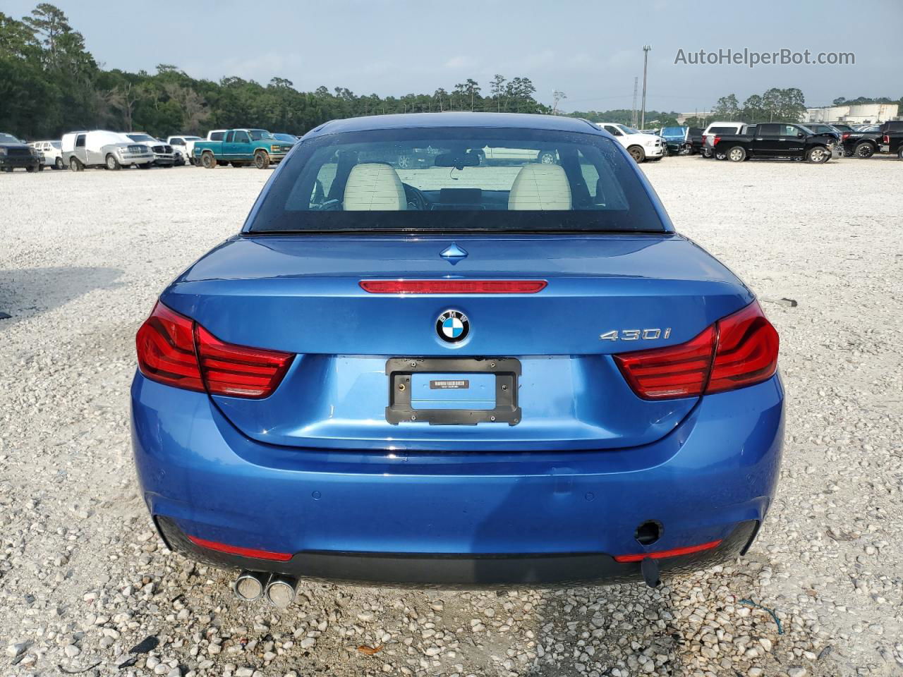 2018 Bmw 430i  Blue vin: WBA4Z1C53JEE43834