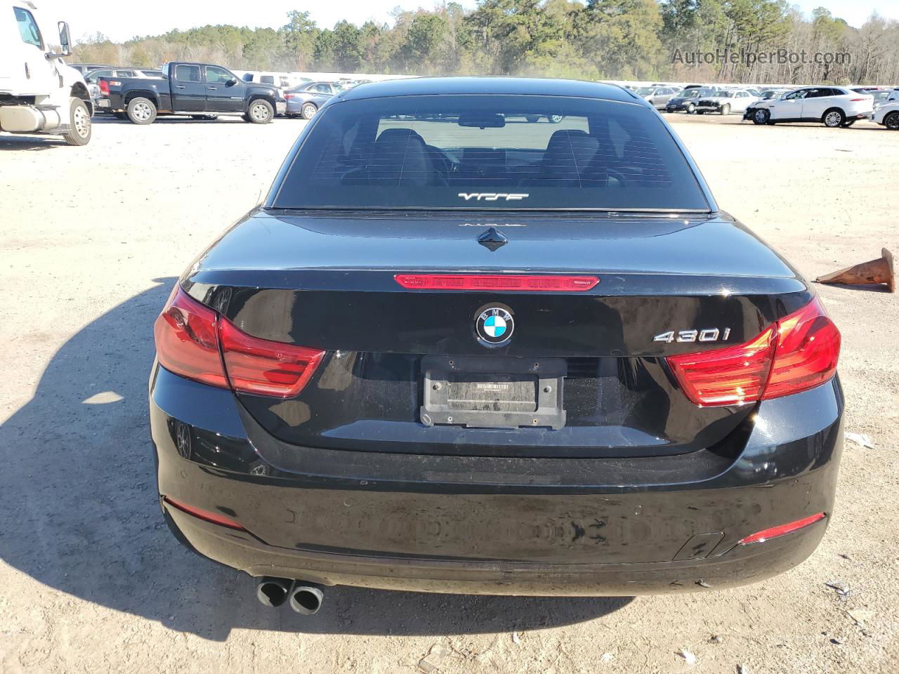 2018 Bmw 430i  Black vin: WBA4Z1C54JEC58871