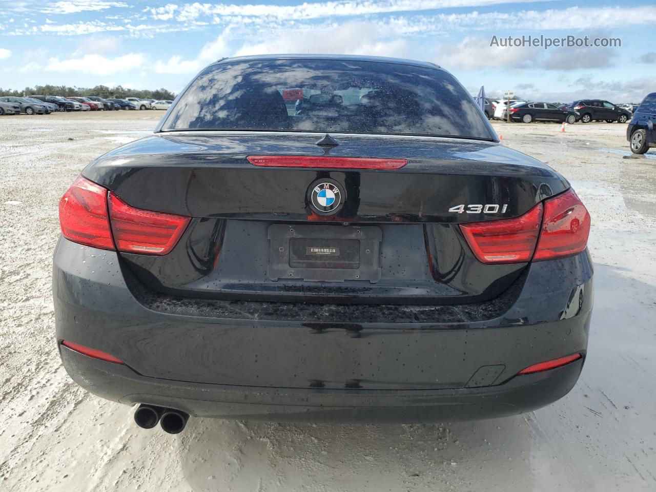 2018 Bmw 430i Black vin: WBA4Z1C54JEC60572