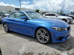 2018 Bmw 430i  Blue vin: WBA4Z1C54JEC72690