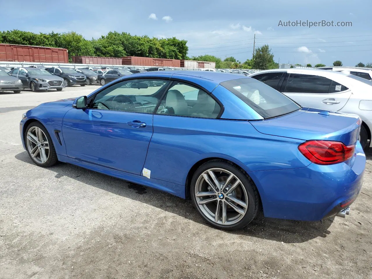 2018 Bmw 430i  Blue vin: WBA4Z1C54JEC72690