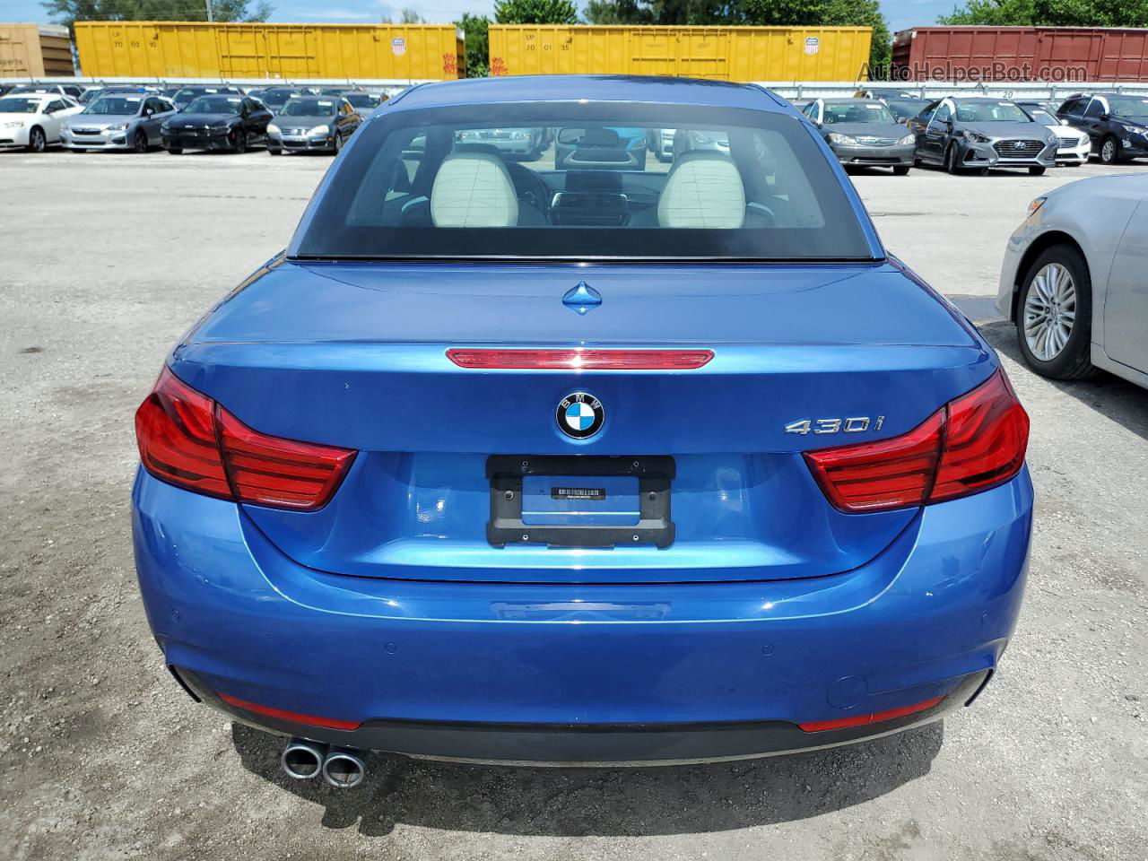 2018 Bmw 430i  Blue vin: WBA4Z1C54JEC72690