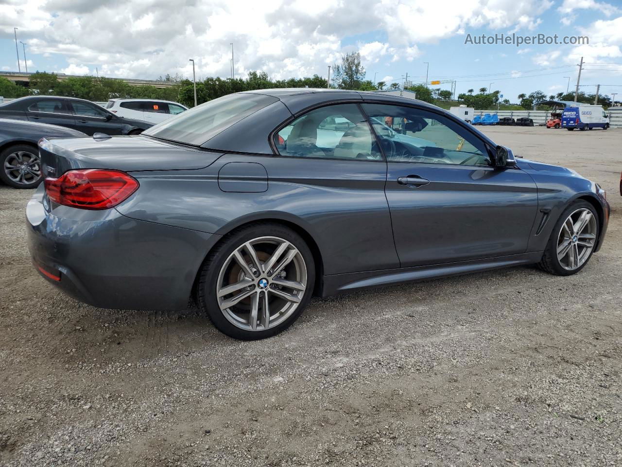 2018 Bmw 430i  Charcoal vin: WBA4Z1C55JEC71922