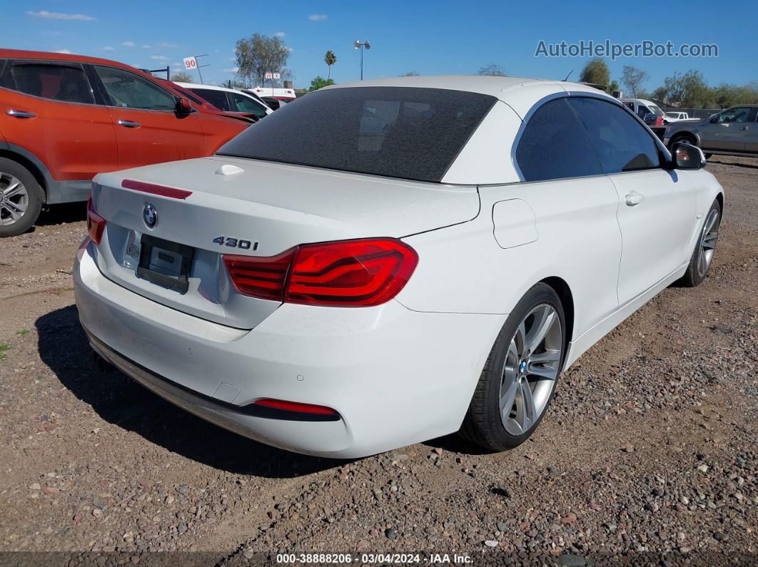 2018 Bmw 430i   White vin: WBA4Z1C56JEC60766