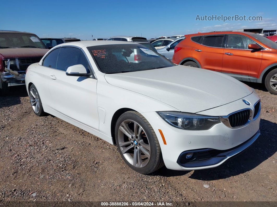 2018 Bmw 430i   White vin: WBA4Z1C56JEC60766