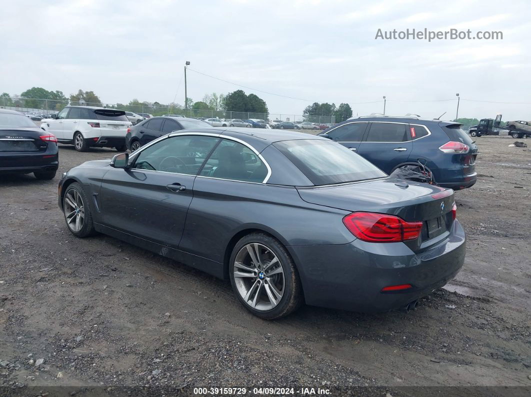 2018 Bmw 430i   Gray vin: WBA4Z1C57JEC70187