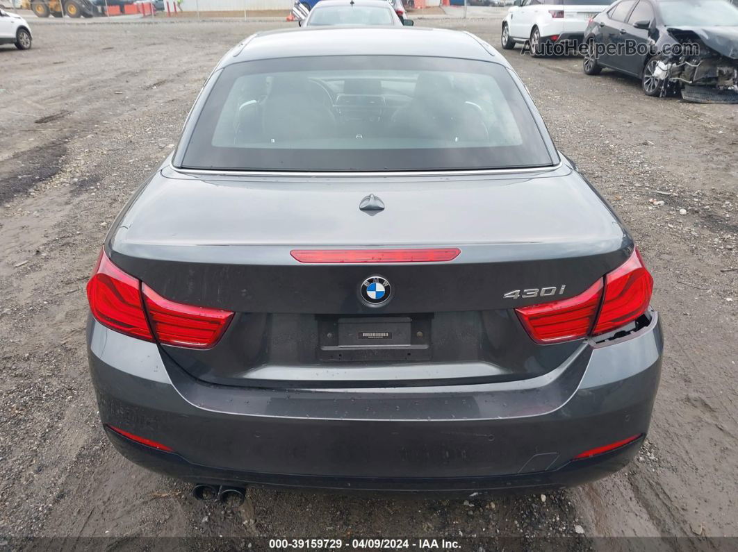 2018 Bmw 430i   Gray vin: WBA4Z1C57JEC70187