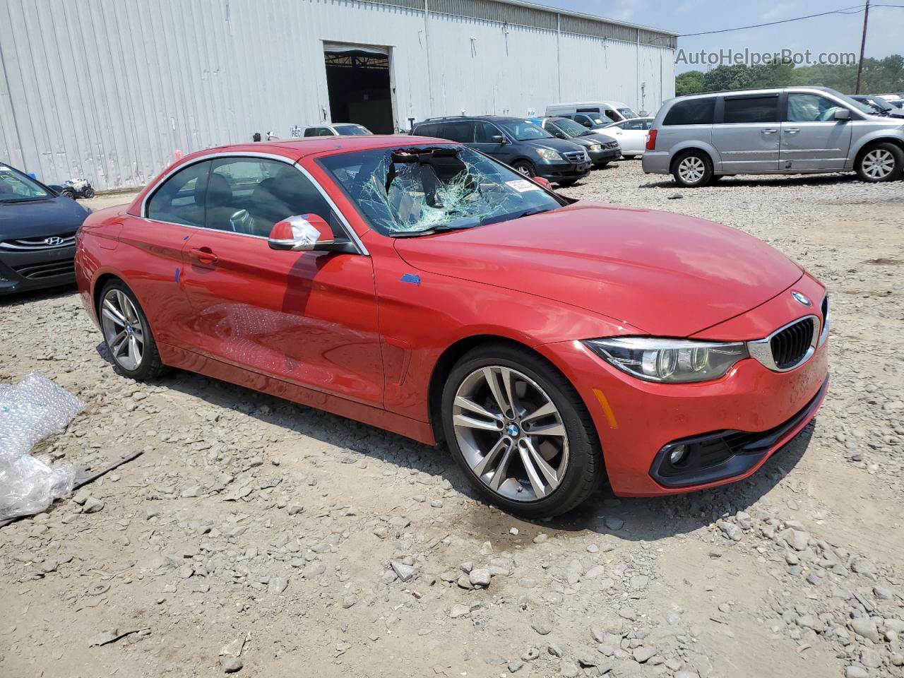 2018 Bmw 430i  Red vin: WBA4Z1C57JEC70190