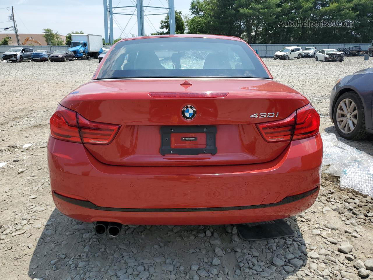 2018 Bmw 430i  Red vin: WBA4Z1C57JEC70190