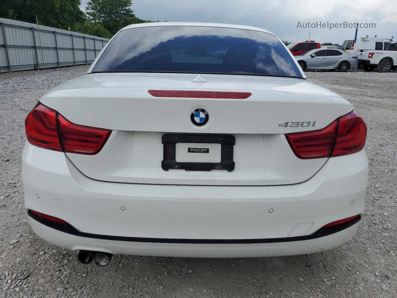 2018 Bmw 430i  Белый vin: WBA4Z1C57JEC71632