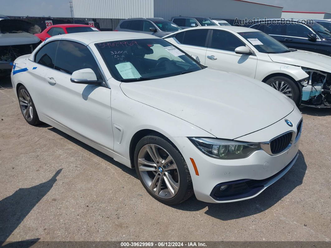 2018 Bmw 430i   White vin: WBA4Z1C58JEC58811