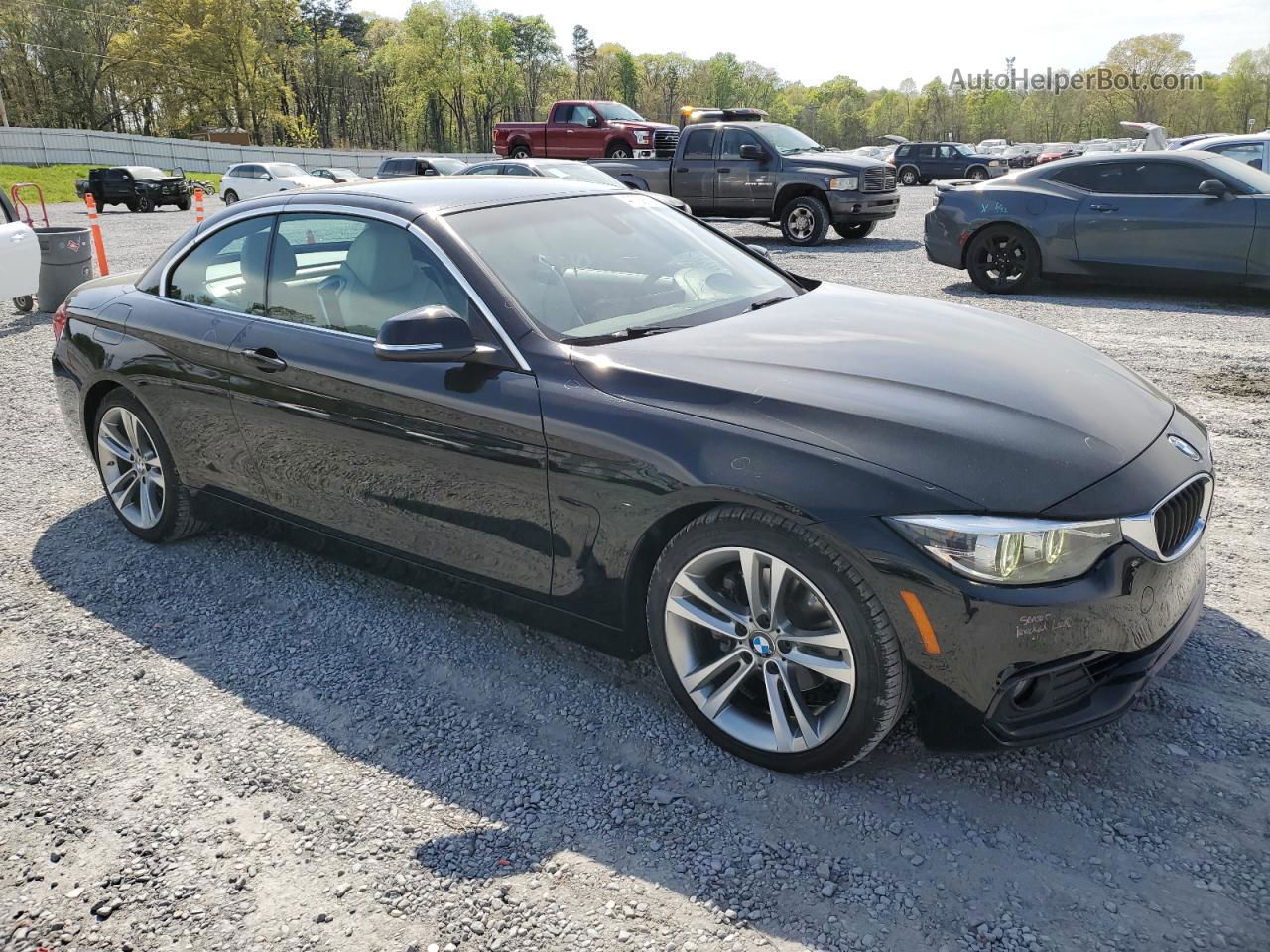 2018 Bmw 430i  Black vin: WBA4Z1C58JEC58954