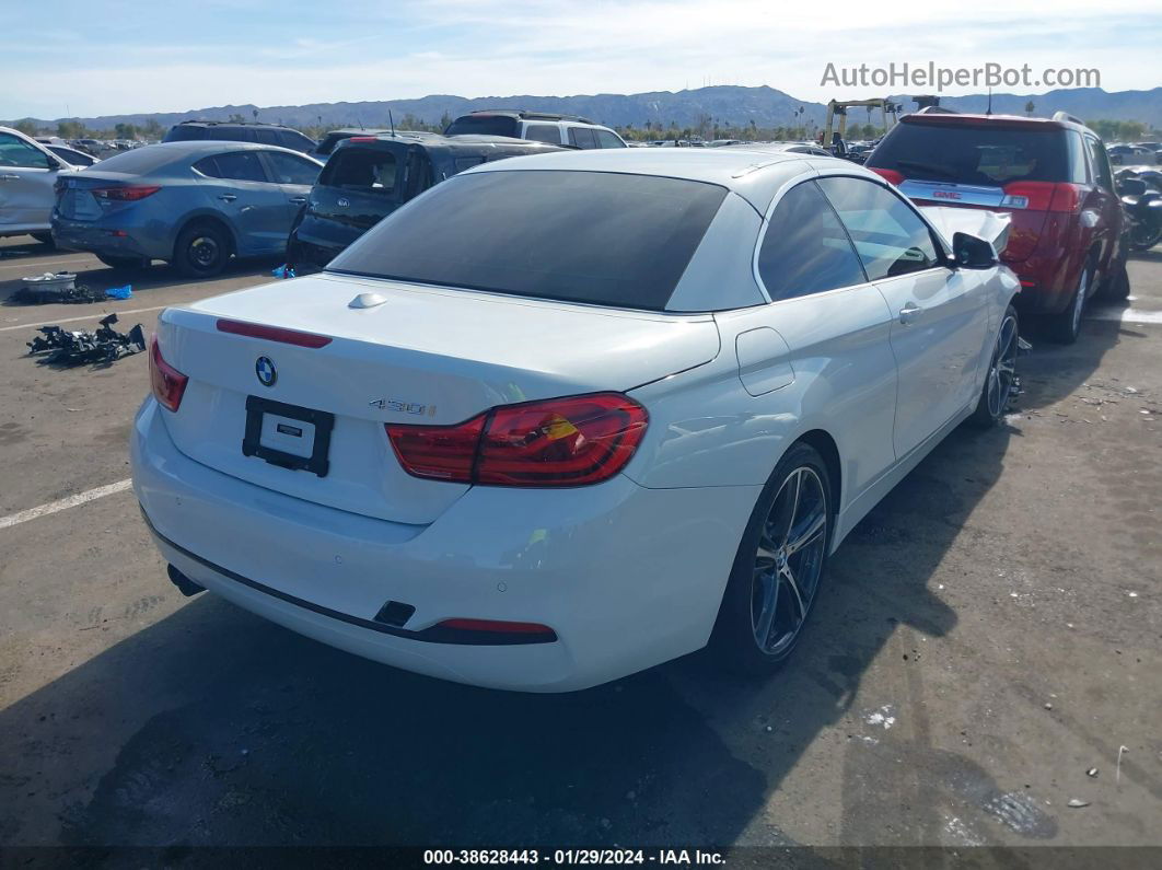 2018 Bmw 430i   White vin: WBA4Z1C58JEC72594