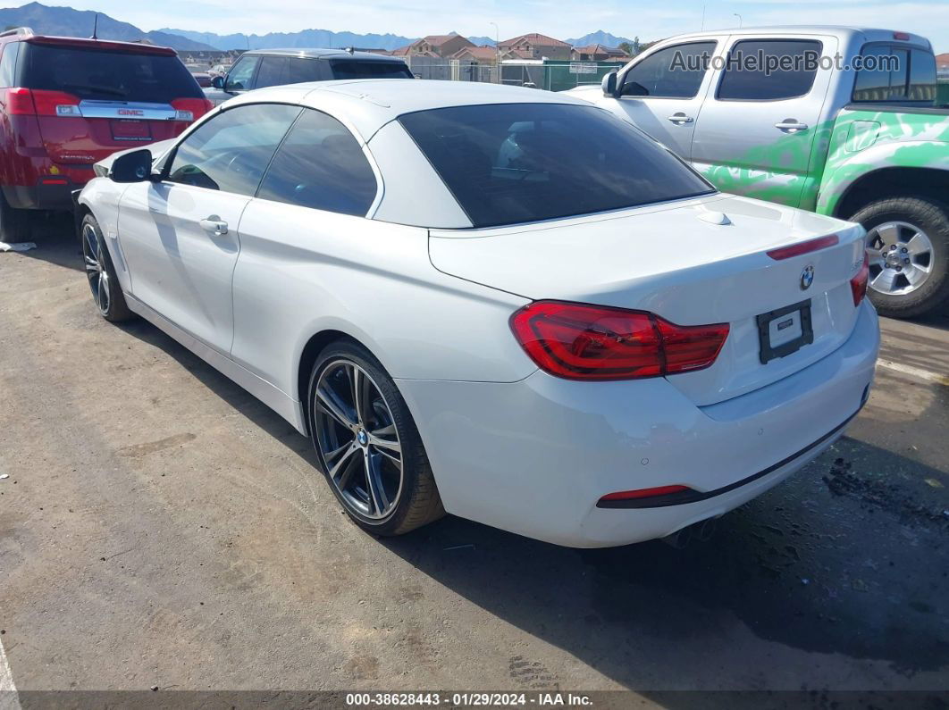 2018 Bmw 430i   White vin: WBA4Z1C58JEC72594