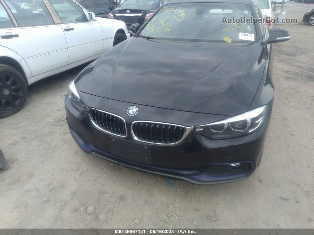 2018 Bmw 4 Series 430i Black vin: WBA4Z1C5XJEA31197