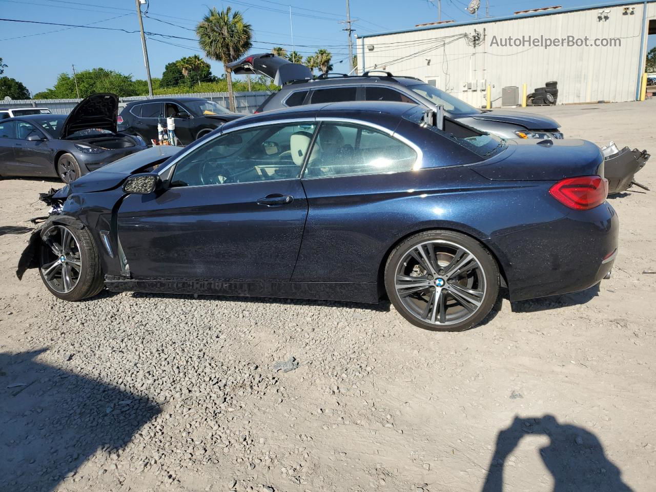 2018 Bmw 430i  Blue vin: WBA4Z1C5XJEC72788