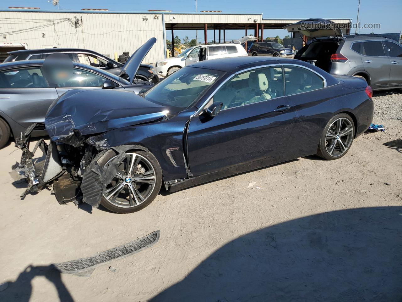 2018 Bmw 430i  Blue vin: WBA4Z1C5XJEC72788