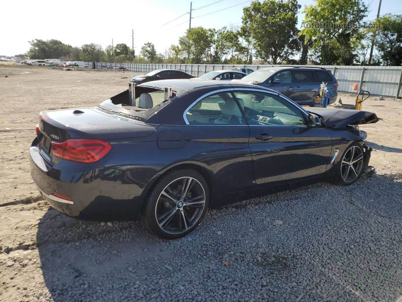 2018 Bmw 430i  Blue vin: WBA4Z1C5XJEC72788