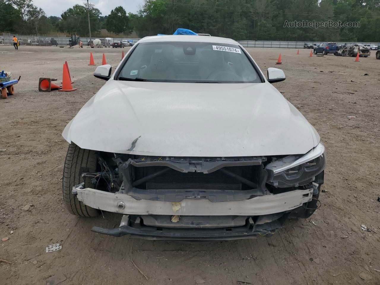 2018 Bmw 430i  White vin: WBA4Z1C5XJEE41434