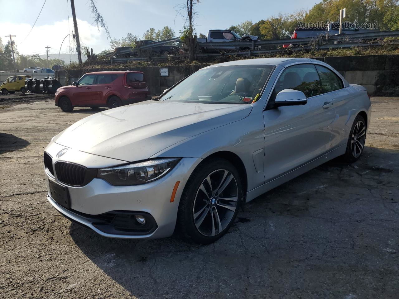 2020 Bmw 430xi  Silver vin: WBA4Z3C02L5N31421