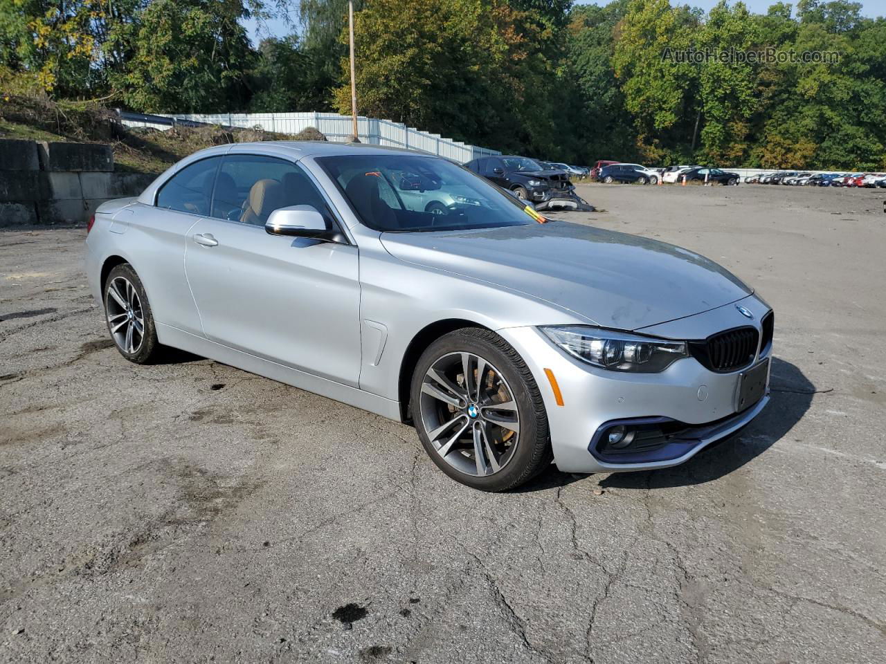 2020 Bmw 430xi  Silver vin: WBA4Z3C02L5N31421