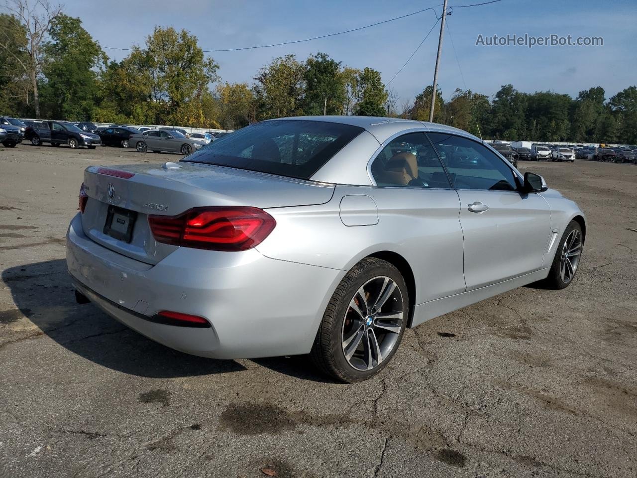 2020 Bmw 430xi  Silver vin: WBA4Z3C02L5N31421