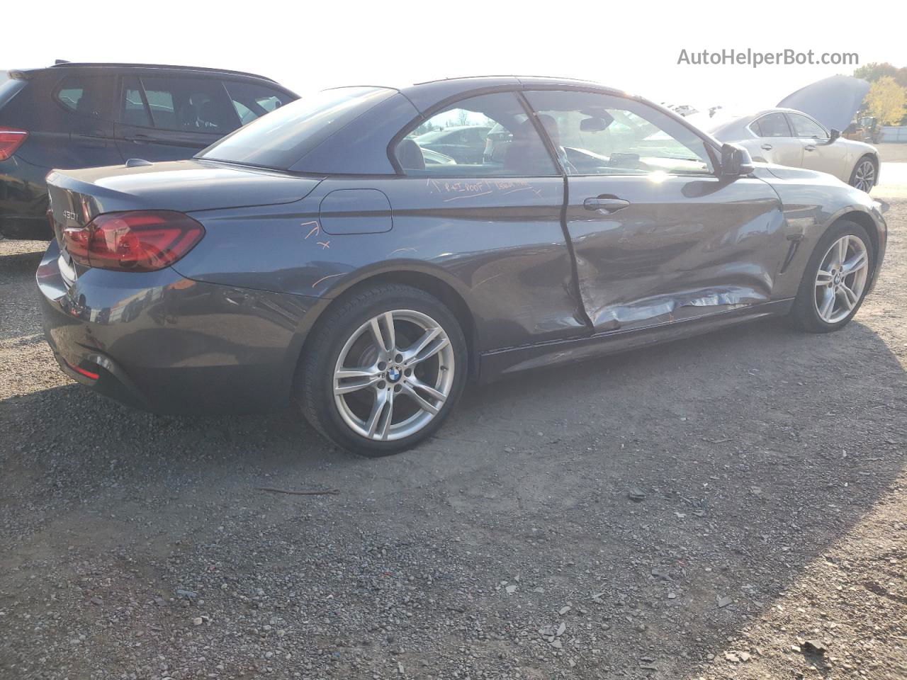 2020 Bmw 430xi  Gray vin: WBA4Z3C03L5N18080