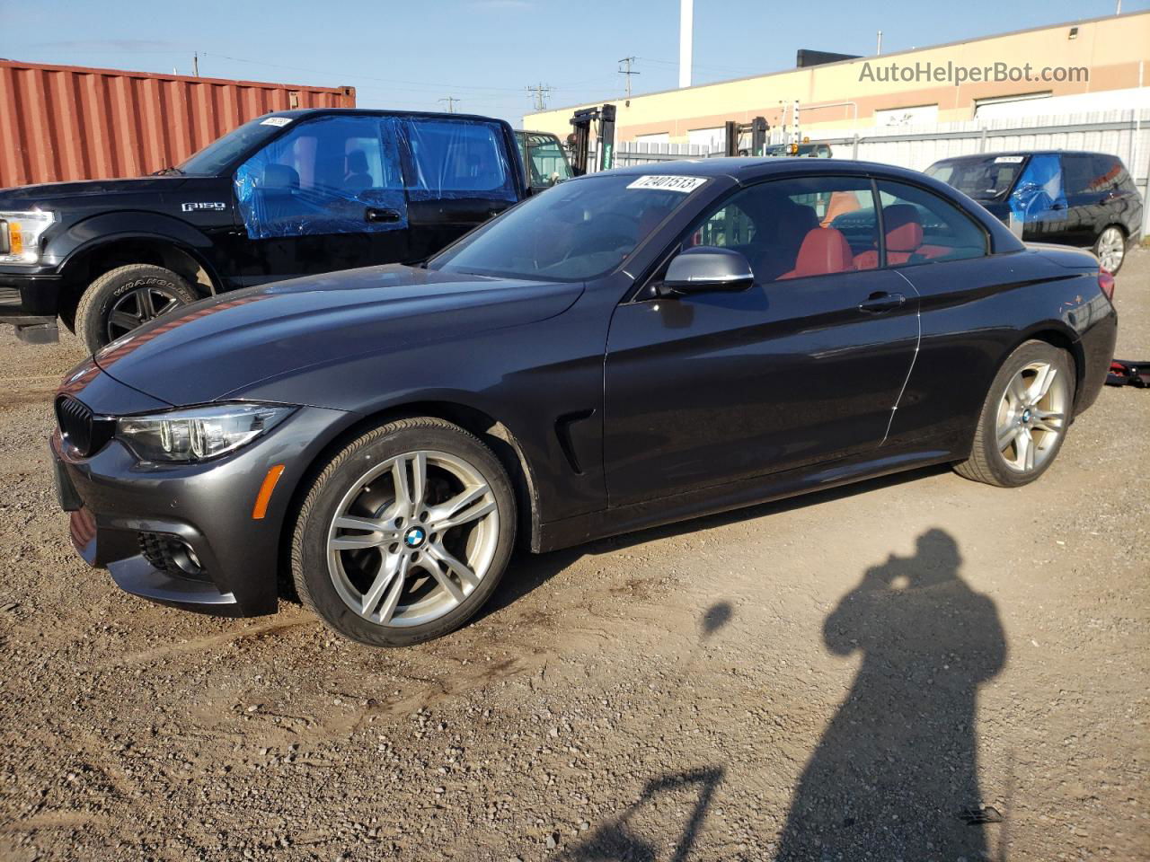 2020 Bmw 430xi  Gray vin: WBA4Z3C03L5N18080