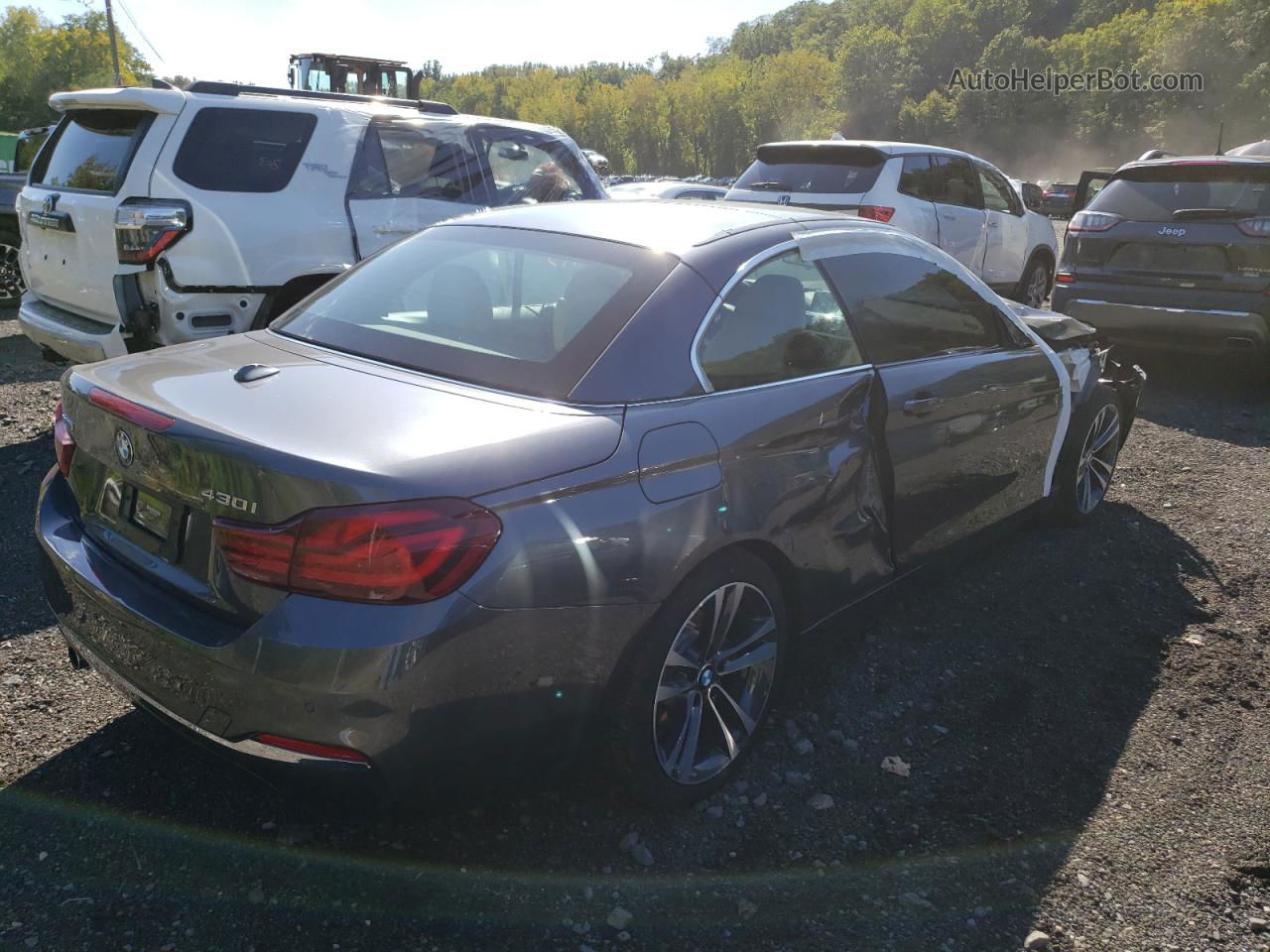 2020 Bmw 430xi  Gray vin: WBA4Z3C07L5P50505