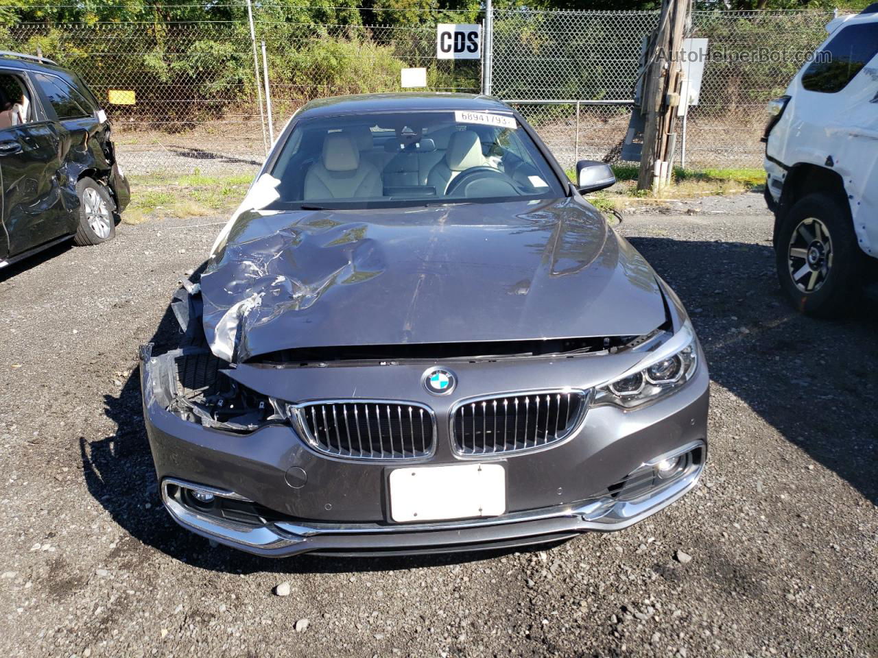 2020 Bmw 430xi  Gray vin: WBA4Z3C07L5P50505