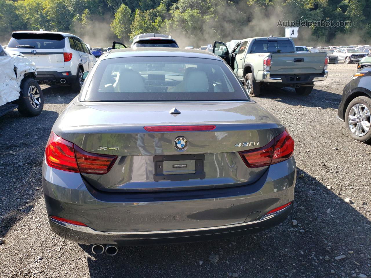 2020 Bmw 430xi  Gray vin: WBA4Z3C07L5P50505