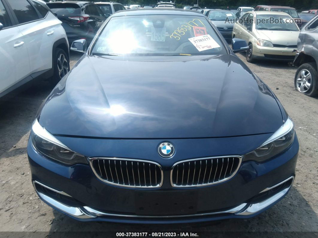 2020 Bmw 4 Series 430i Xdrive Синий vin: WBA4Z3C08L5N37000